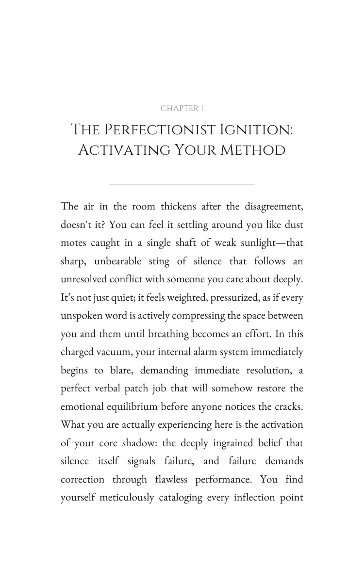 Perfectionist Relationship Patterns System: Your Approach Revolution interior preview