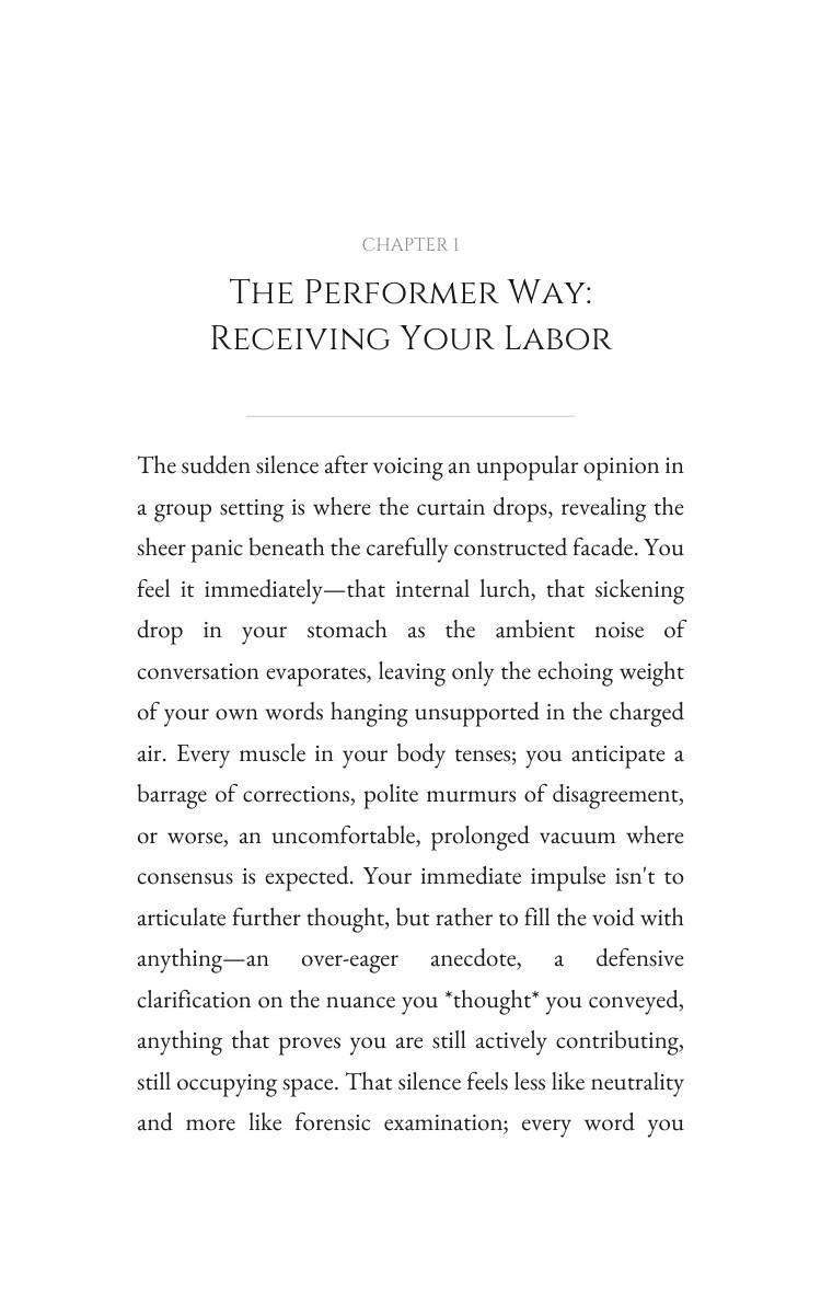 Performer Fear And Anxiety Manual: Your Presence Elevated interior preview