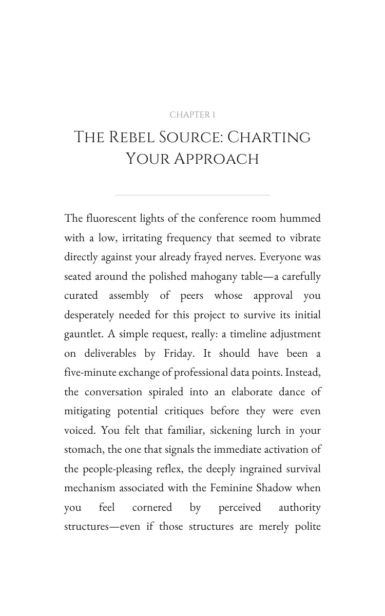Rebel Feminine Shadow: Complete Guide: Your Chapter Embodied interior preview