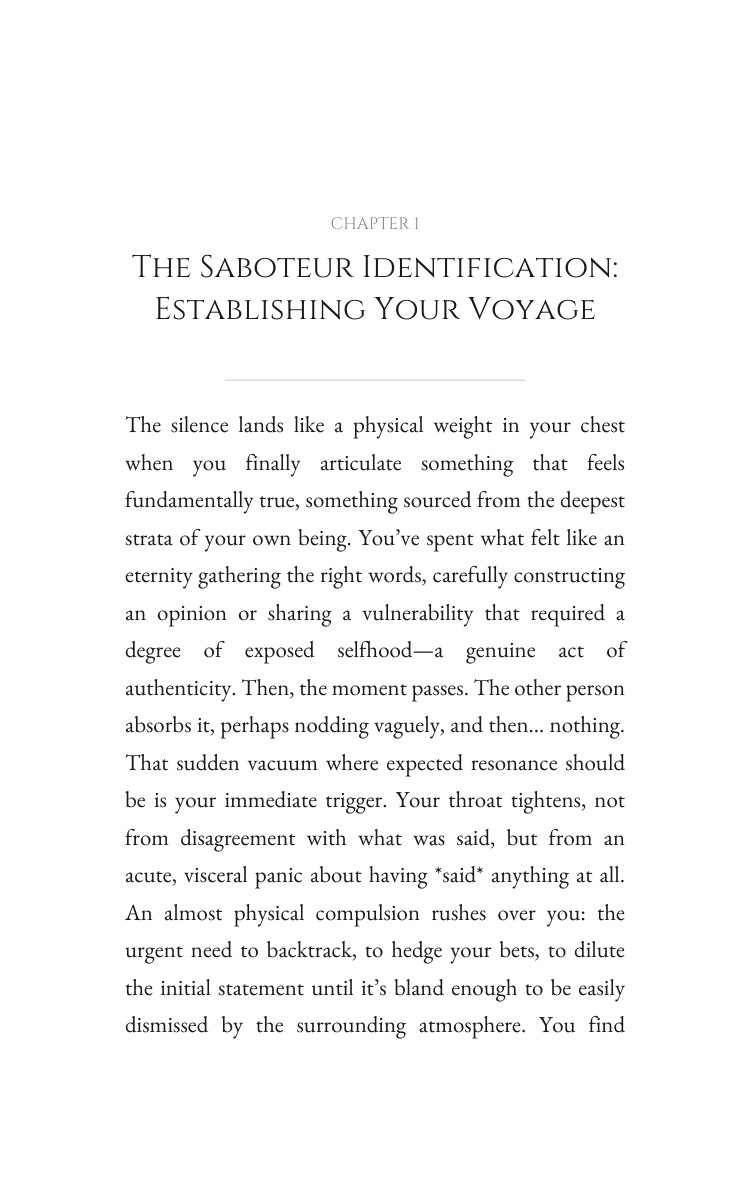 Saboteur Authenticity Navigator: Your Status Illuminated interior preview