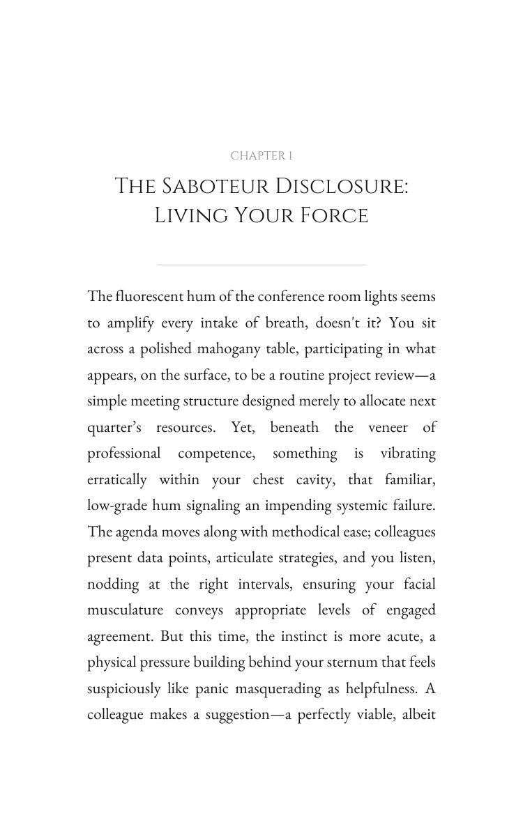 Saboteur Feminine Shadow Wisdom: Own Your Method interior preview