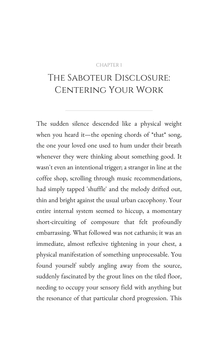 Saboteur Grief And Loss: Complete Edition: Calibrate Your Essence interior preview