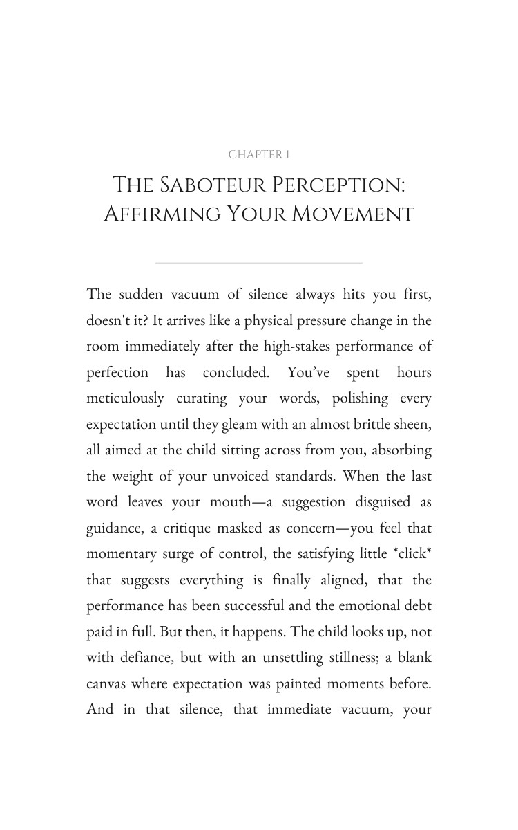 Saboteur Parenting Wounds Guidebook: Unblock Your Way interior preview