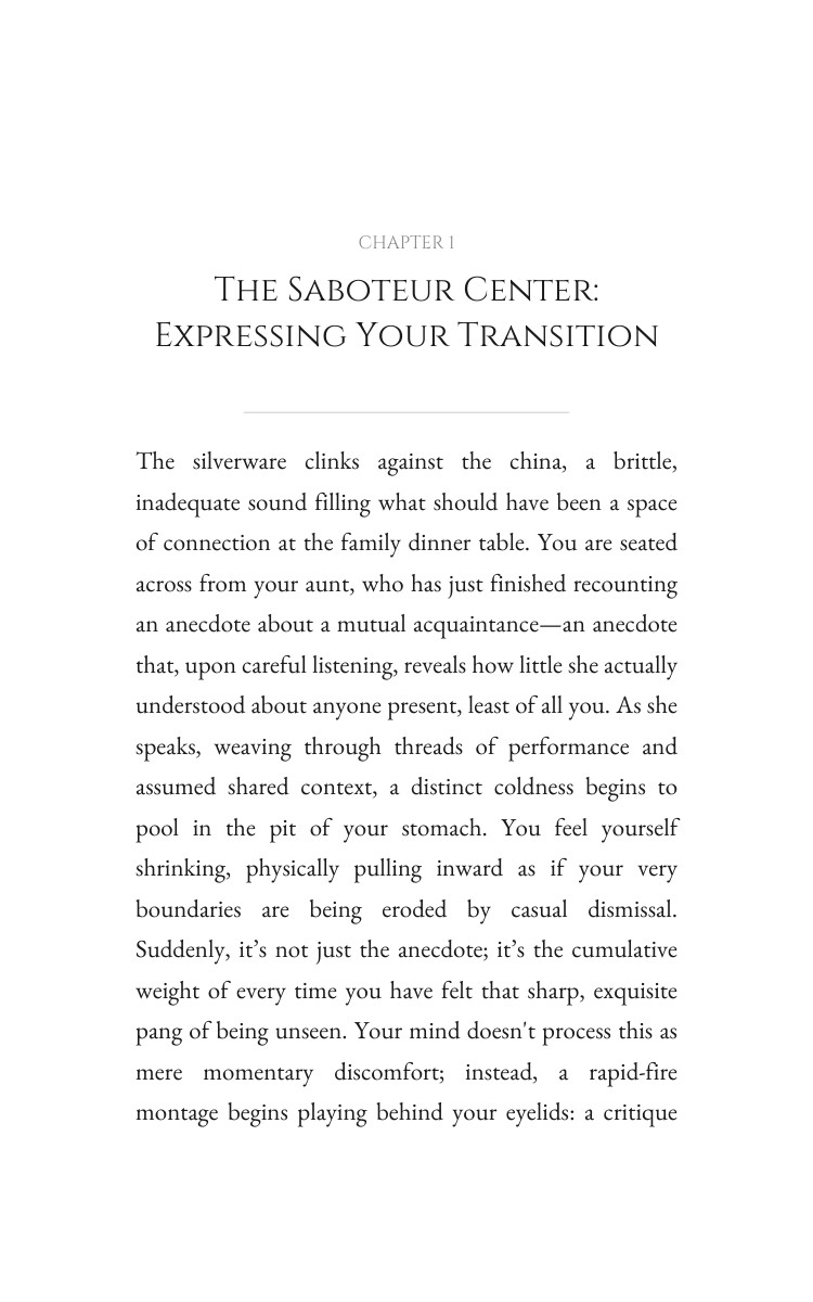 Saboteur Trauma Recovery Accelerator: Strengthen Your Story interior preview