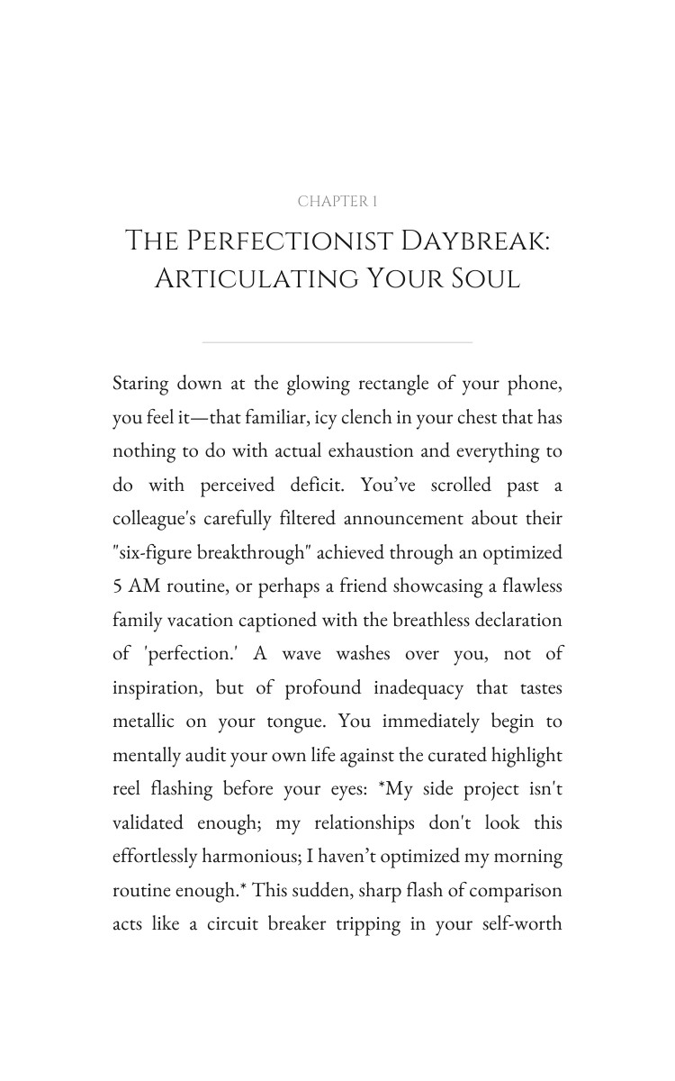 Self Love And Worth Handbook: Perfectionist: Your Destiny Unleashed interior preview
