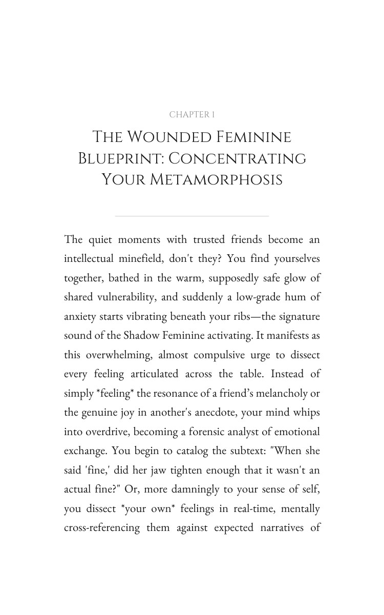 Spiritual Shadow Mastery: Wounded Feminine: Your Reality Perfected interior preview