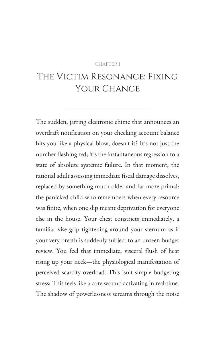 Victim: Money And Scarcity Ascension: Optimize Your Process interior preview