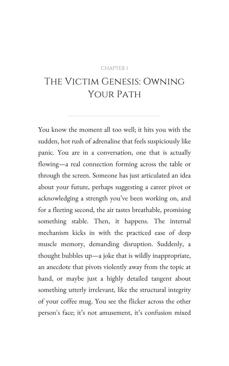 Victim: Self Sabotage Optimization: Transform Your Vitality interior preview
