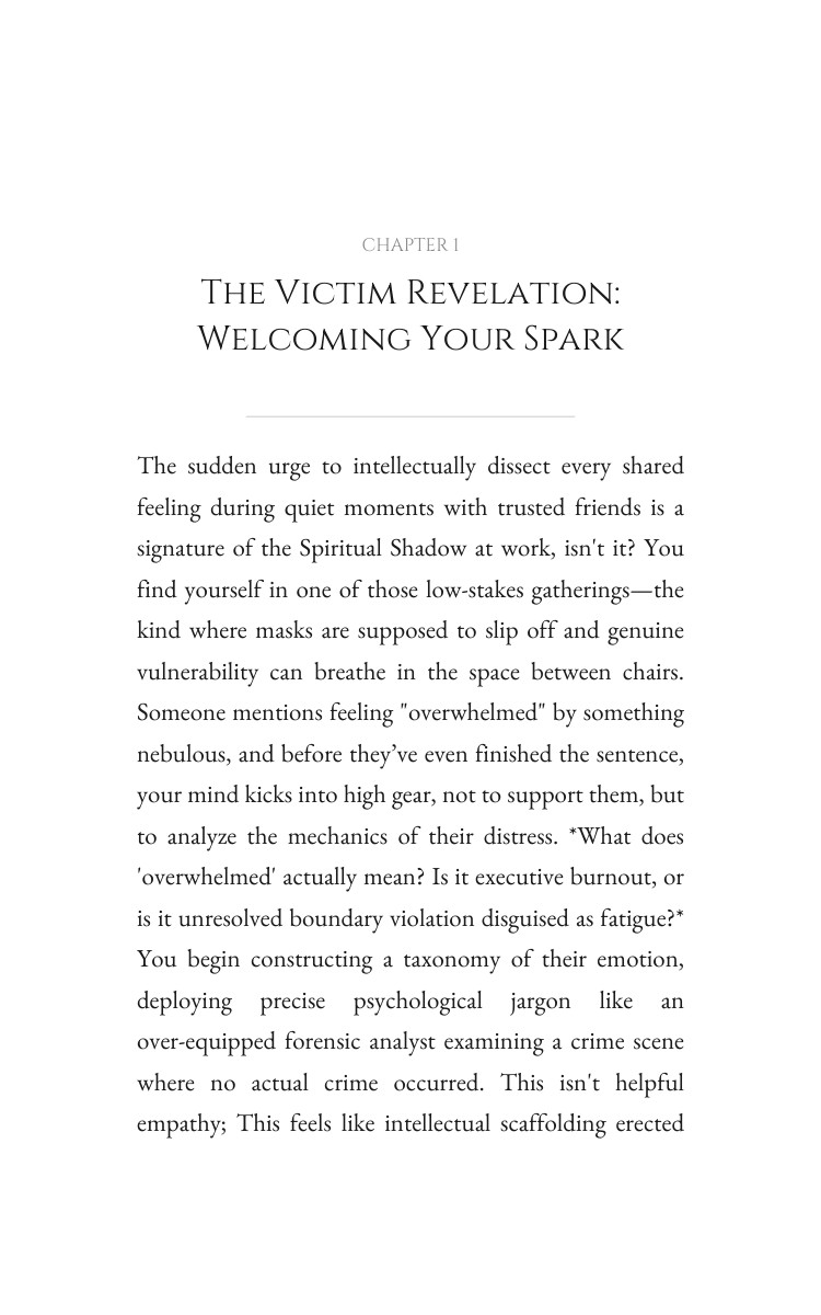 Victim Way: Spiritual Shadow: Your Work Enhanced interior preview