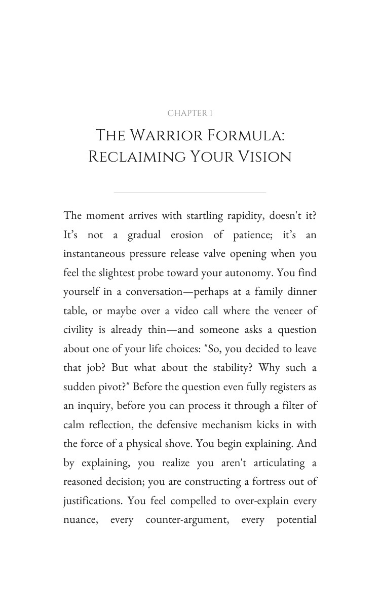 Warrior Boundaries: Complete Edition: Your Story Crystallized interior preview