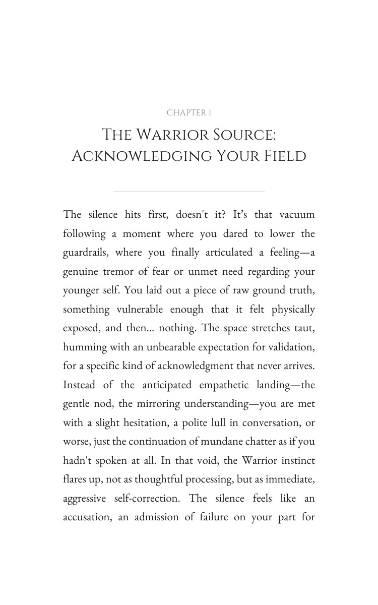 Warrior Inner Child Healing Framework: Your Space Mastery interior preview