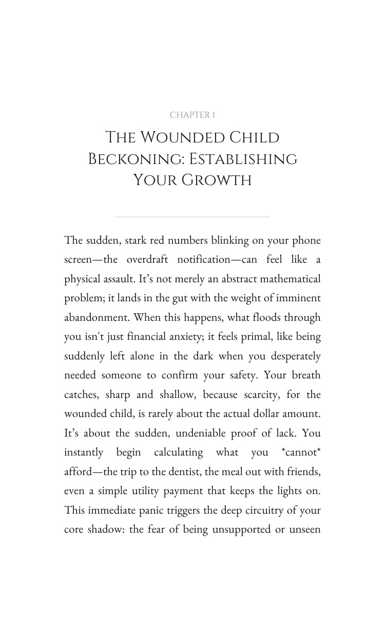Wounded Child Money And Scarcity Foundations: Your Fate Embodied interior preview