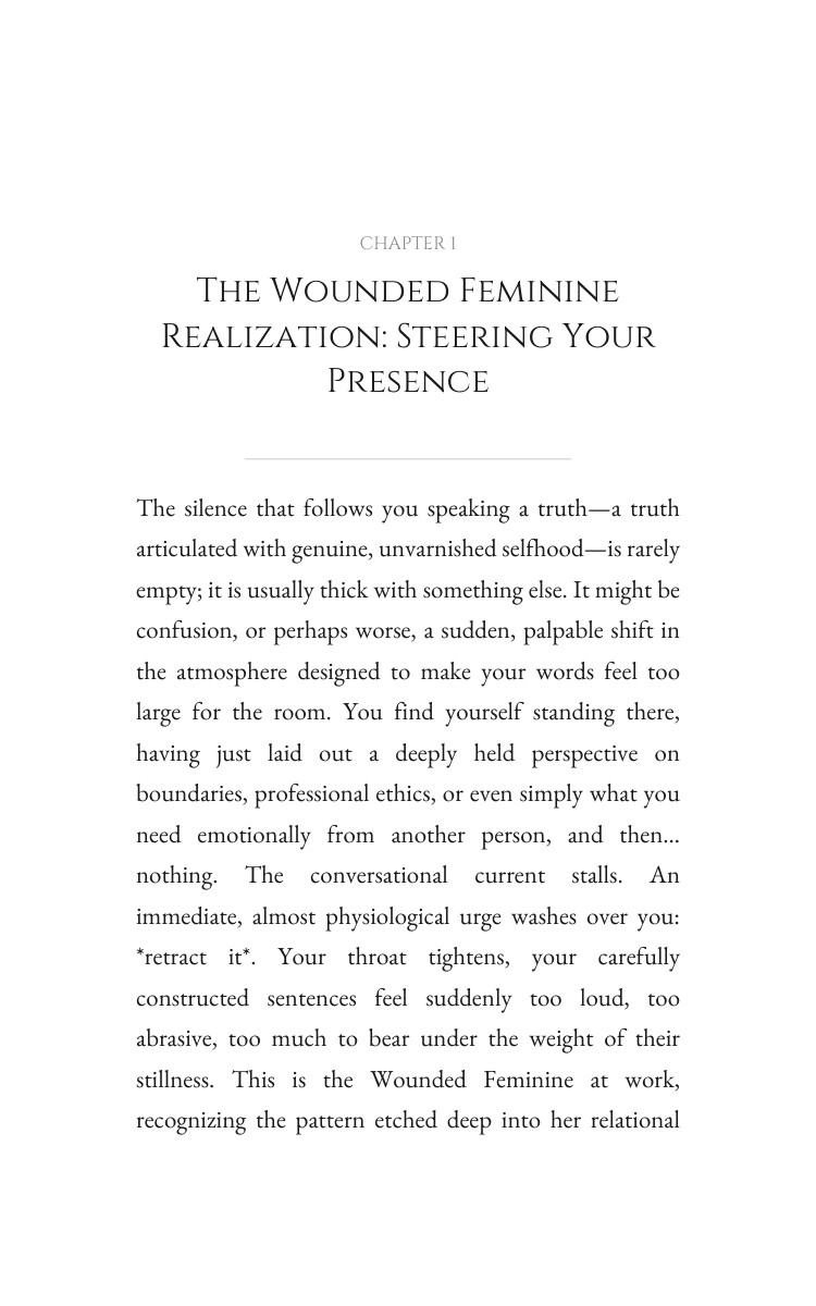 Wounded Feminine Authenticity System: Master Your Realm interior preview