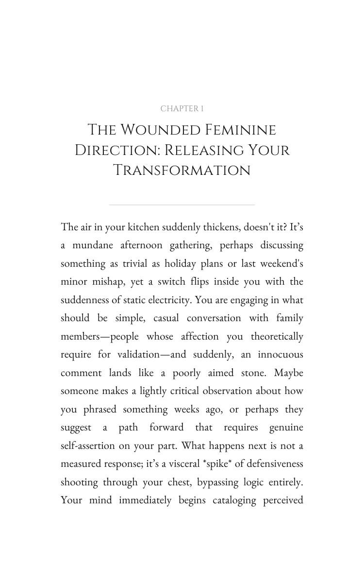 Wounded Feminine Emotional Triggers Primer: Align Your Spark interior preview