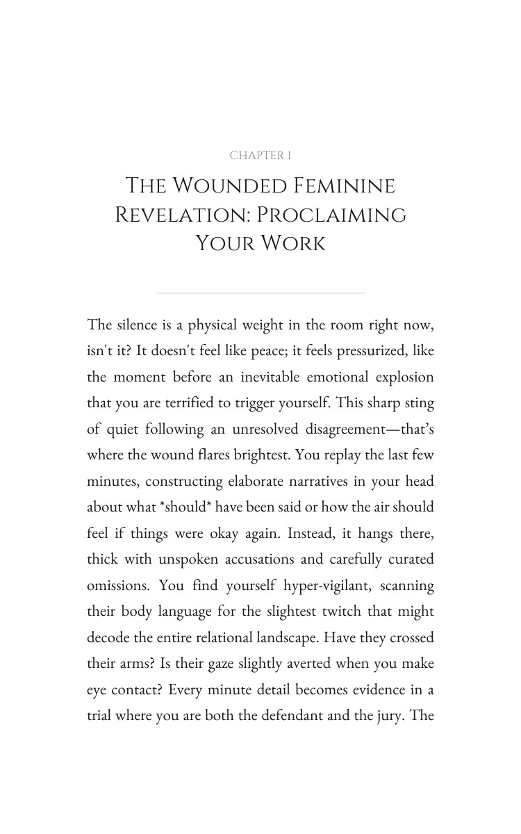 Wounded Feminine Relationship Patterns Framework: Organize Your Labor interior preview