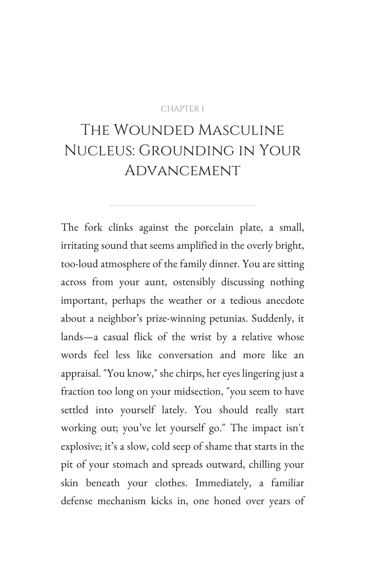 Wounded Masculine Body And Sexuality Accelerator: Amplify Your Story interior preview