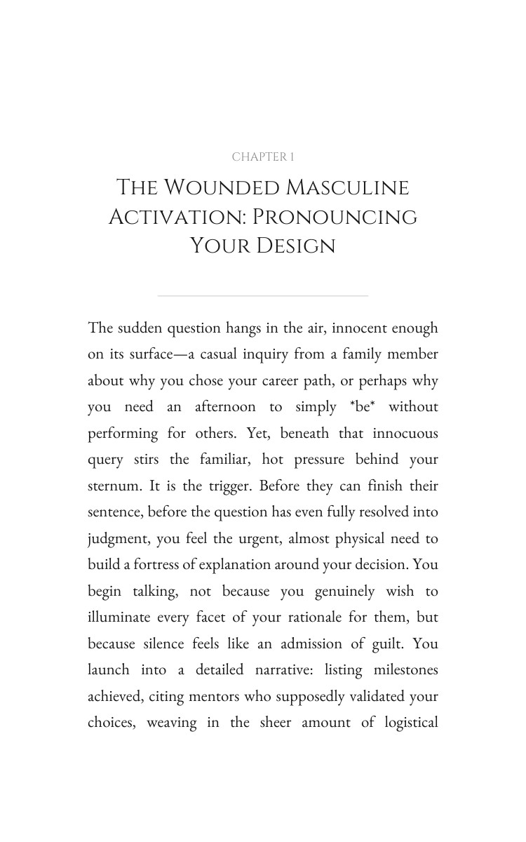 Wounded Masculine Boundaries Navigator: Vitalize Your Mission interior preview
