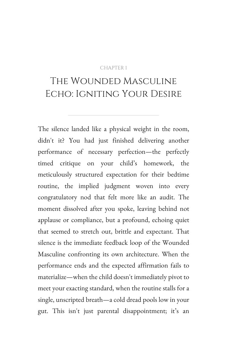 Wounded Masculine Path to Parenting Wounds: Your Existence Consolidated interior preview