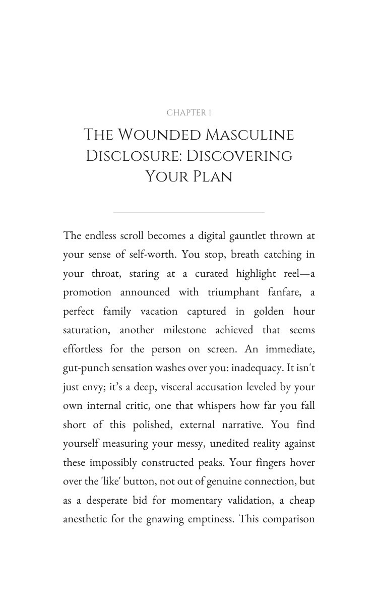 Wounded Masculine Self Love And Worth Workbook: Transform Your Movement interior preview