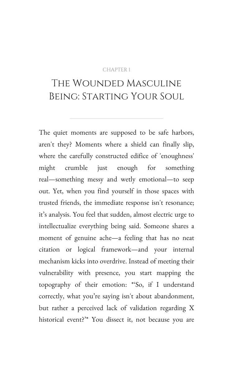 Wounded Masculine Spiritual Shadow System: Your Space Sharpened interior preview