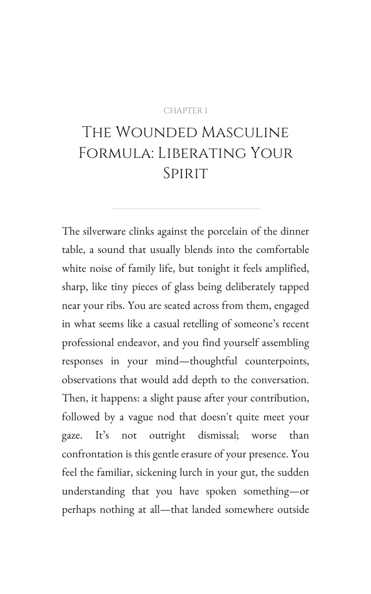 Wounded Masculine Trauma Recovery Foundations: Ignite Your Course interior preview