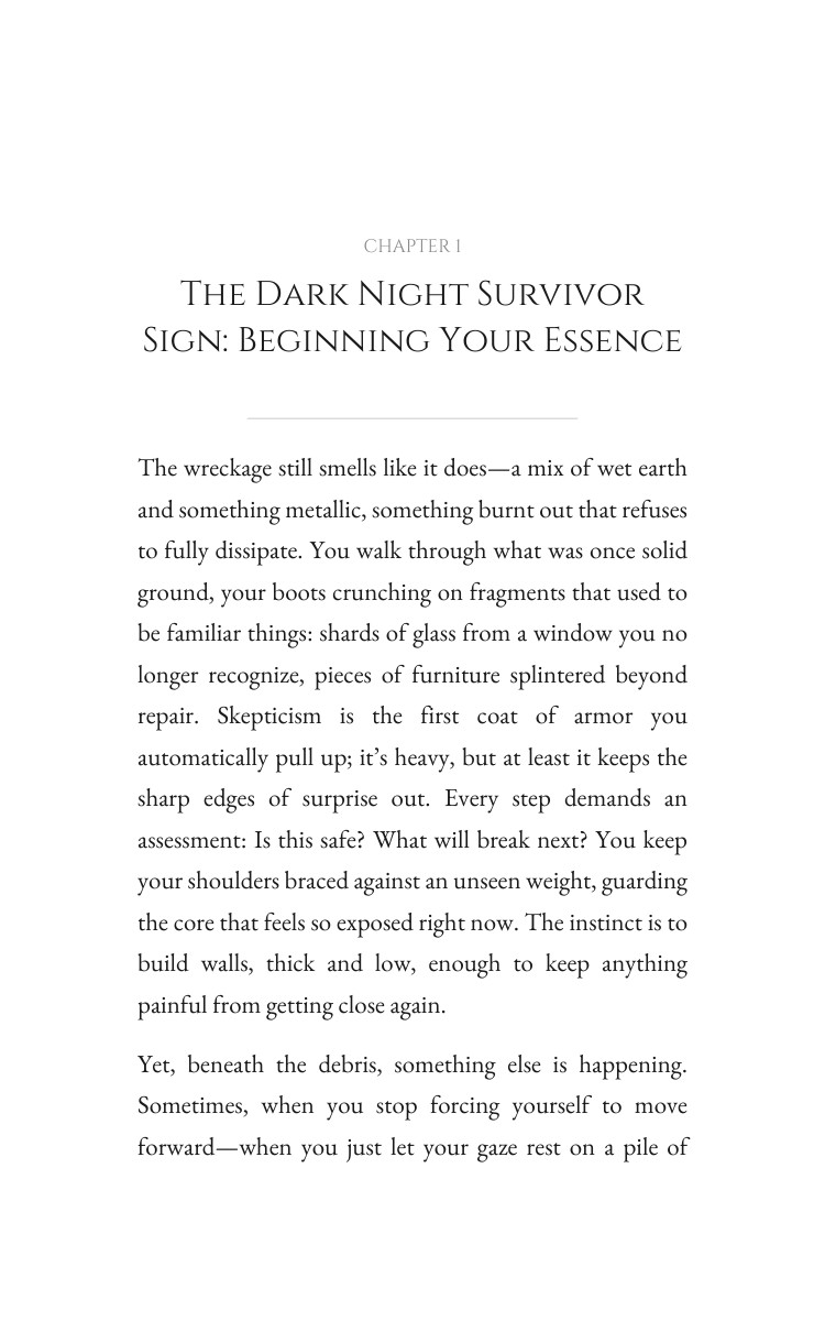 Dark Night Survivor Grief Loss Guidebook: Unblock Your Domain interior preview