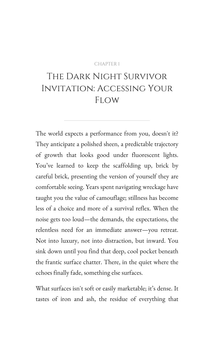 Dark Night Survivor: Manifestation Fulfillment: Fortify Your Potential interior preview