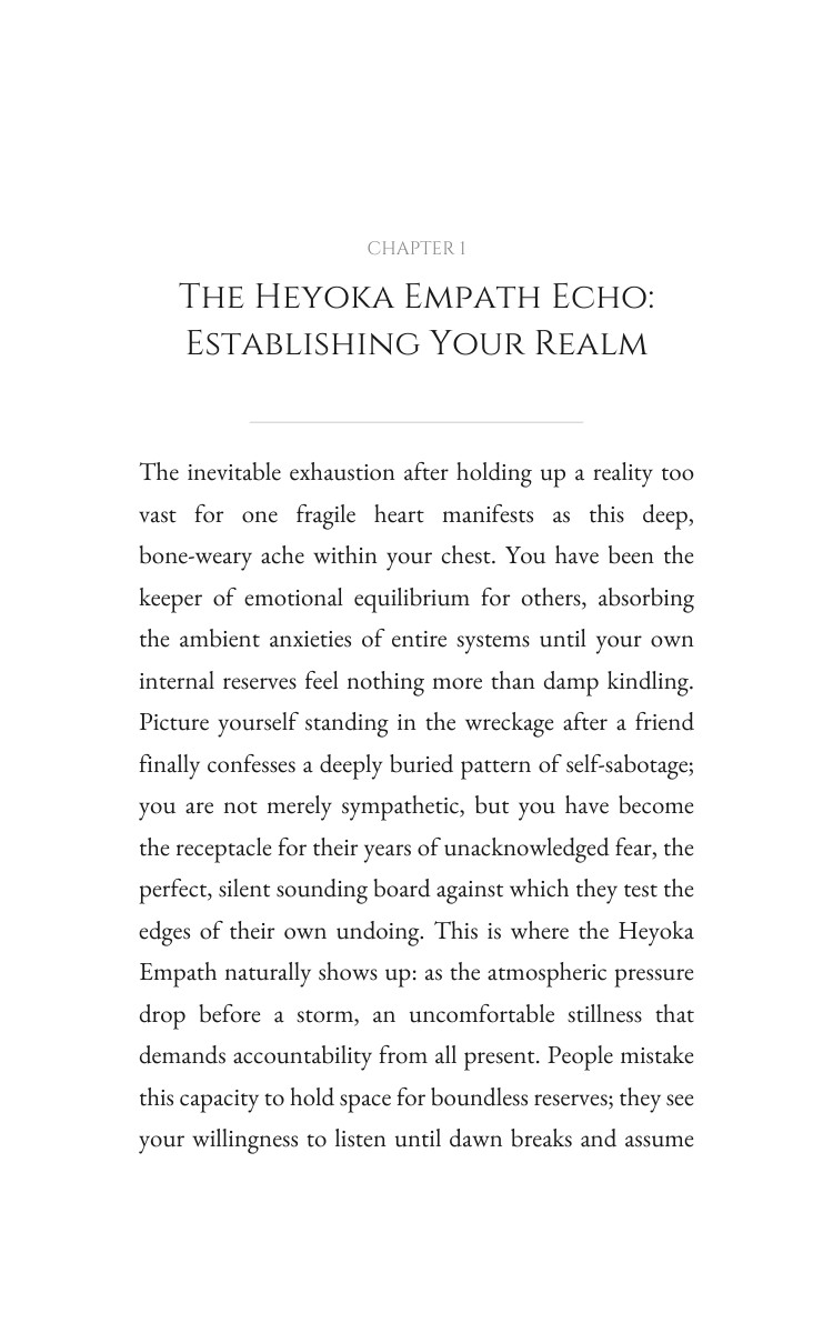 Heyoka Empath Personal Growth Elevation: Your Realm Designed interior preview
