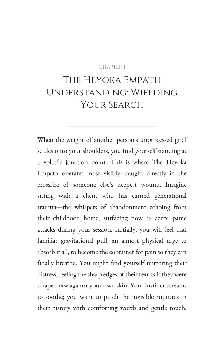 Heyoka Empath: Shadow Work Healing Amplification: Your Gift Streamlined interior preview