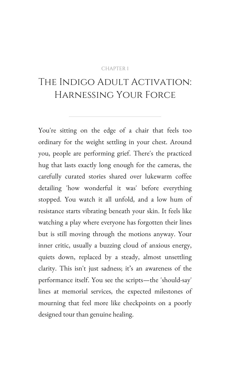Indigo Adult: Grief Loss Integration: Systematize Your Expression interior preview