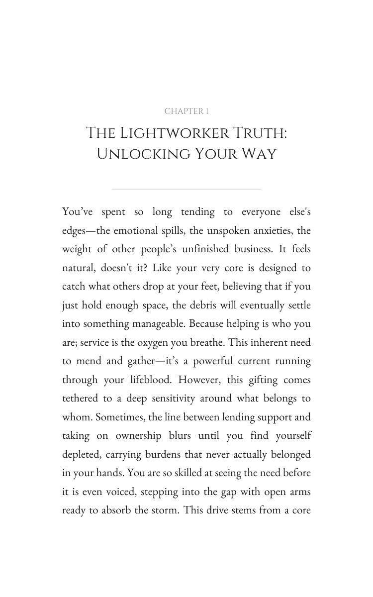Lightworker: Boundaries Sensitivity Integration: Prioritize Your Excellence interior preview