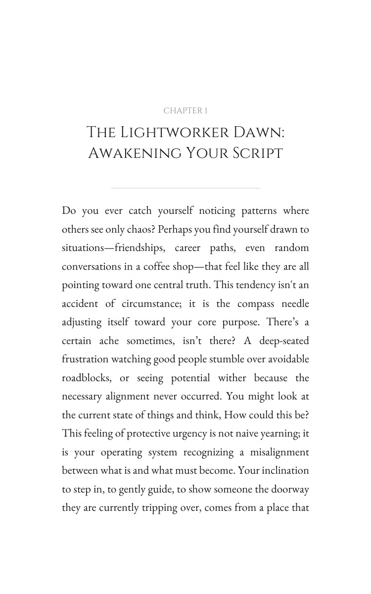 Lightworker Guide to Manifestation: Own Your Change interior preview