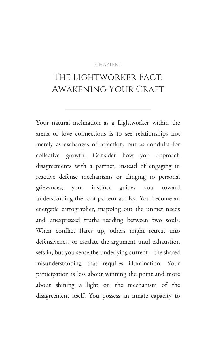 Lightworker: Love Relationships Blueprint: Calibrate Your Script interior preview
