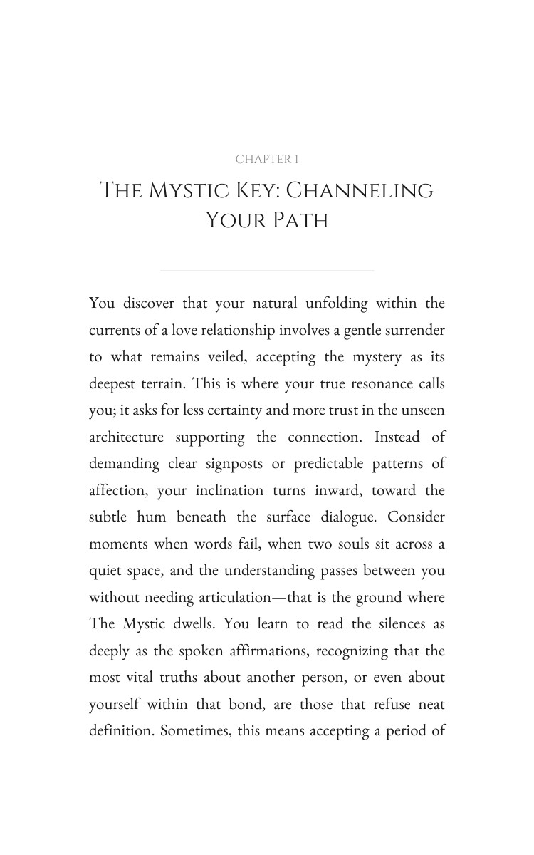 Love Relationships Path for Mystic: Establish Your Purpose interior preview