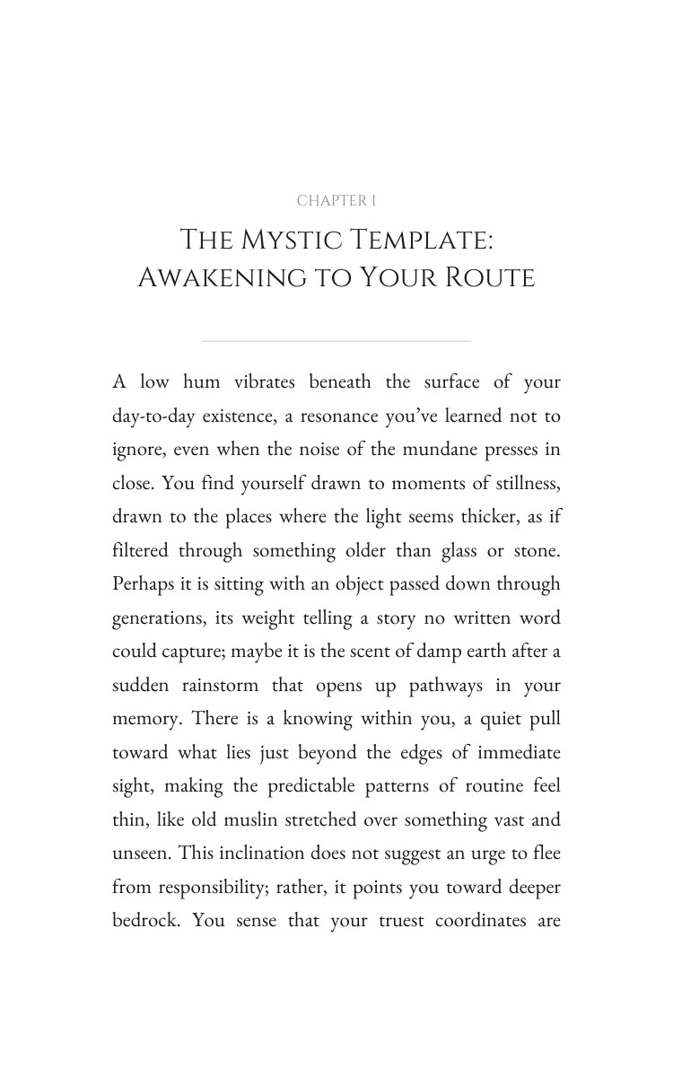 Mystic Spiritual Awakening Integration Atlas: Your Adventure Revealed interior preview