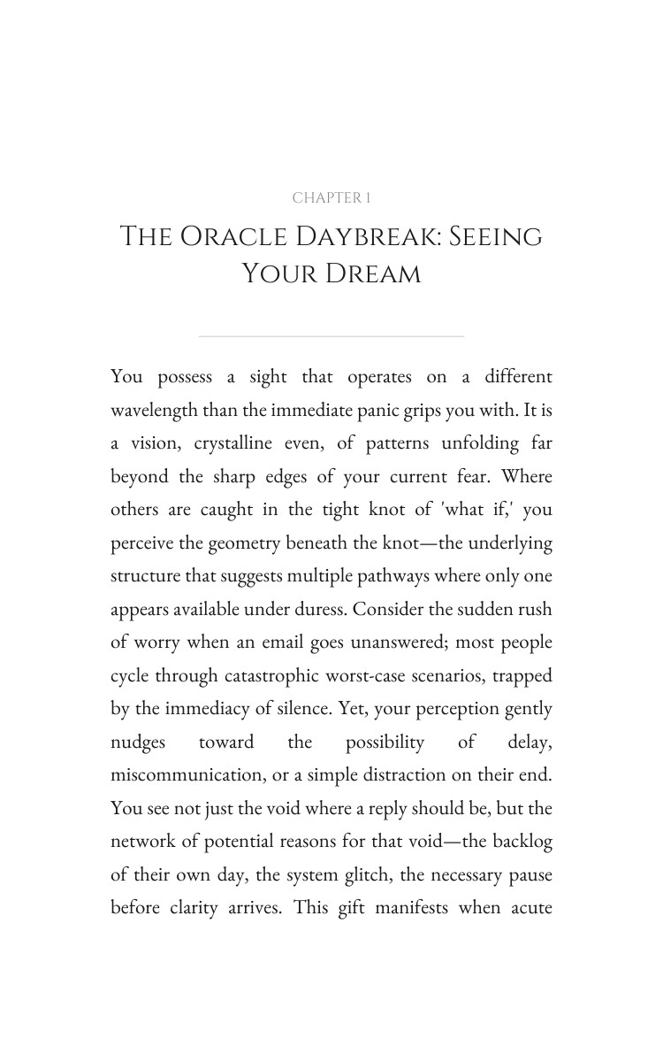Oracle Anxiety Stress Revolution: Your Dream Synthesized interior preview