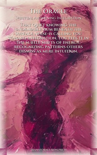 Oracle: Spiritual Awakening Integration Excellence: Your Craving Strategy preview 1