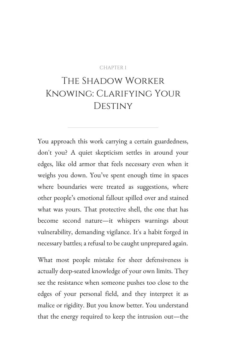 Shadow Worker Energy Protection Companion: Transform Your Course interior preview