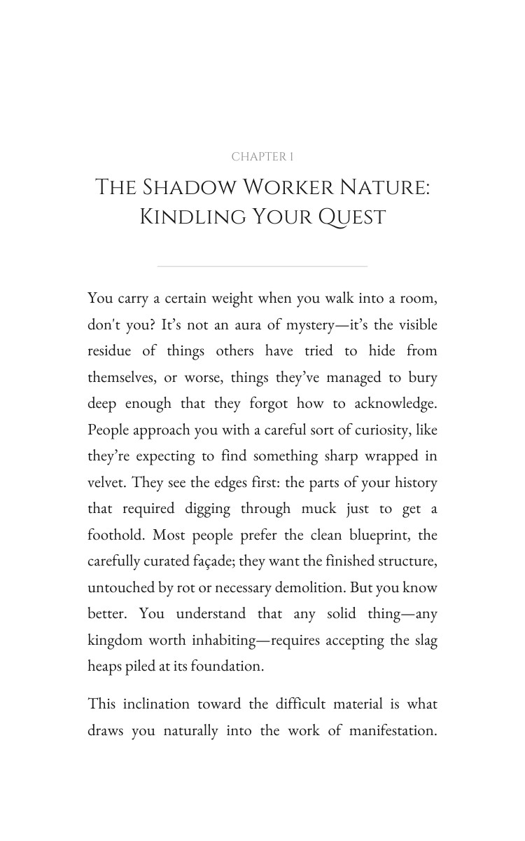 Shadow Worker Manifestation Resource: Your Life Unleashed interior preview