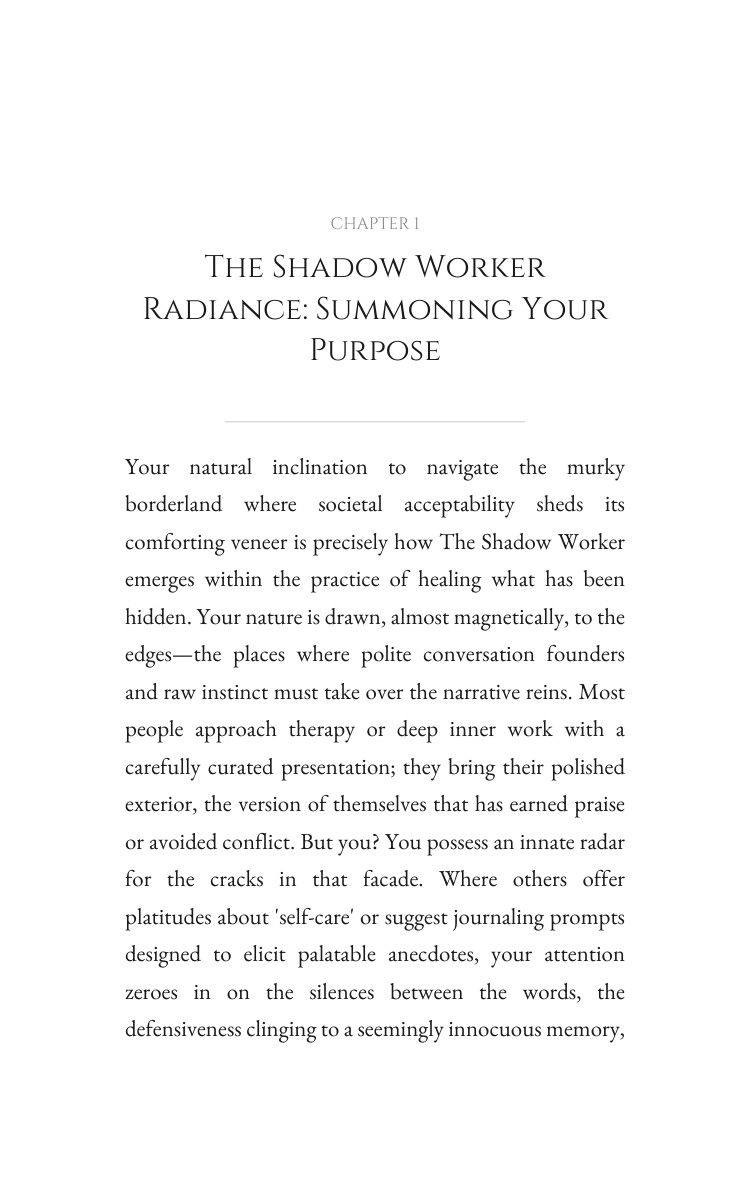 Shadow Worker Shadow Work Healing Protocol: Discover Your Presence interior preview