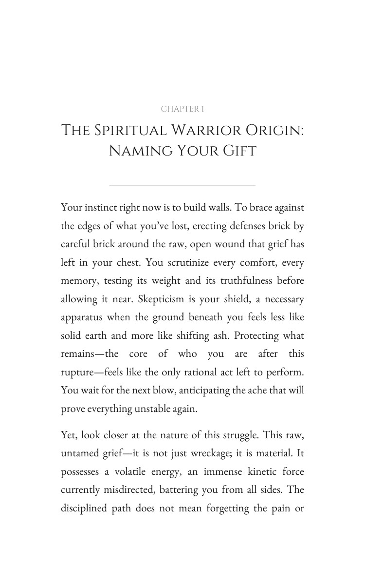 Spiritual Warrior Grief Loss Breakthrough: Your Presence Balanced interior preview