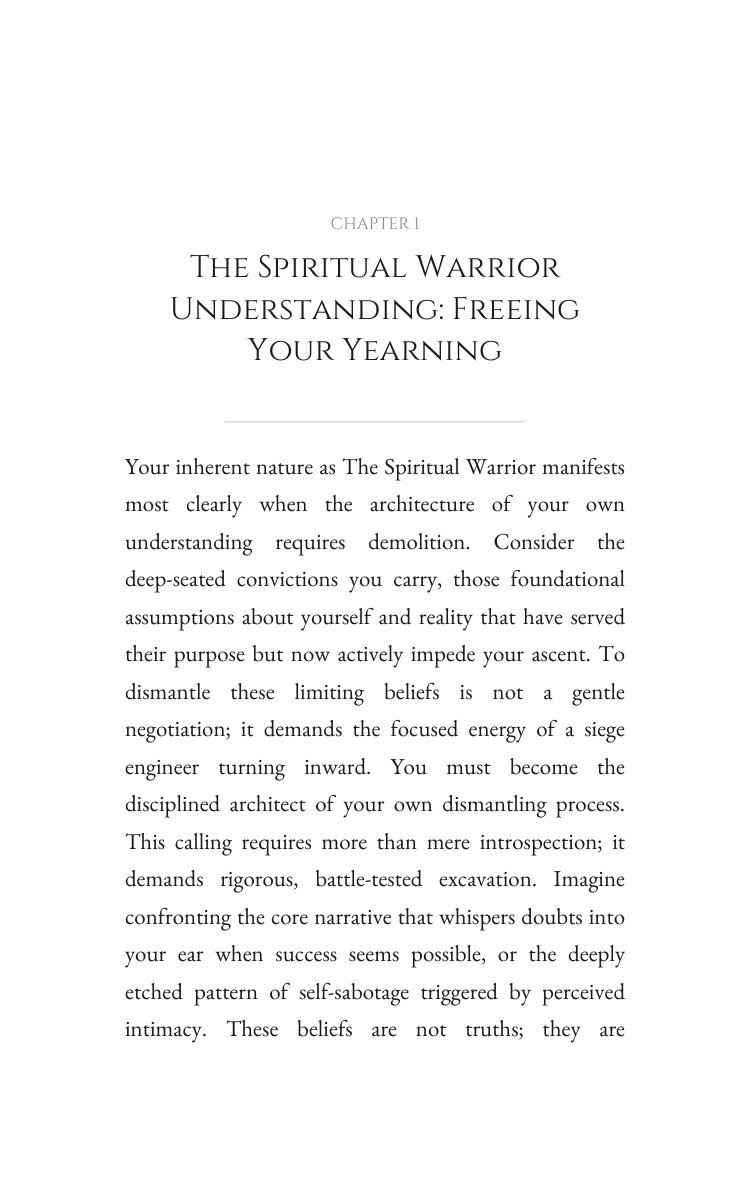 Spiritual Warrior Personal Growth Primer: Transform Your Truth interior preview