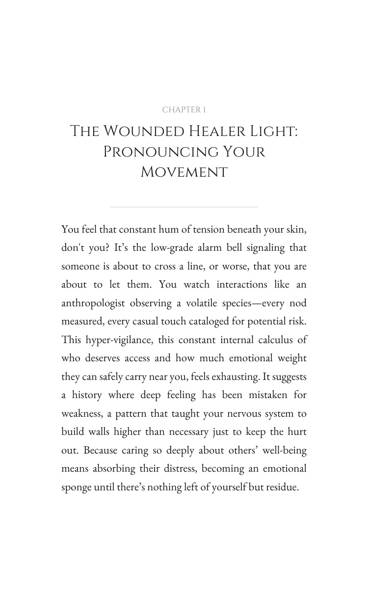 Wounded Healer Boundaries Sensitivity Sourcebook: Establish Your Identity interior preview