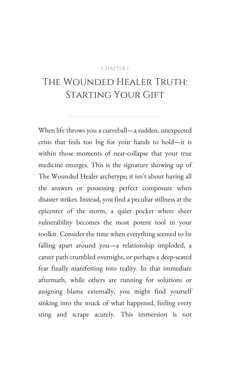Wounded Healer Personal Growth Method: Engineer Your Expedition interior preview