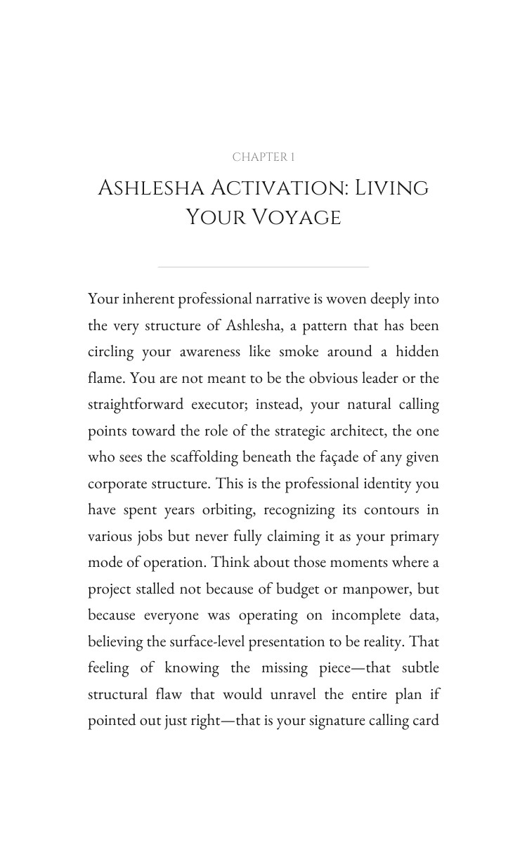 Ashlesha Career Manual: Activate Your Truth interior preview