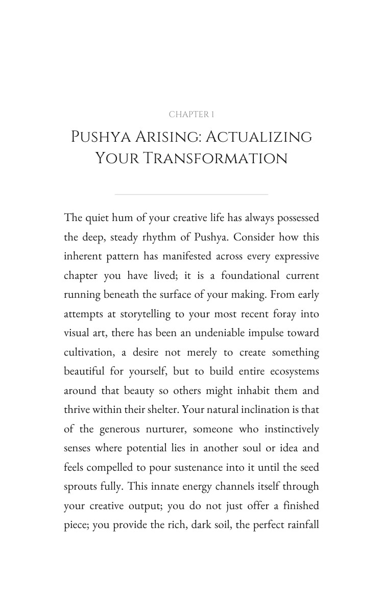 Creativity Mastery: Pushya: Unlock Your Dream interior preview