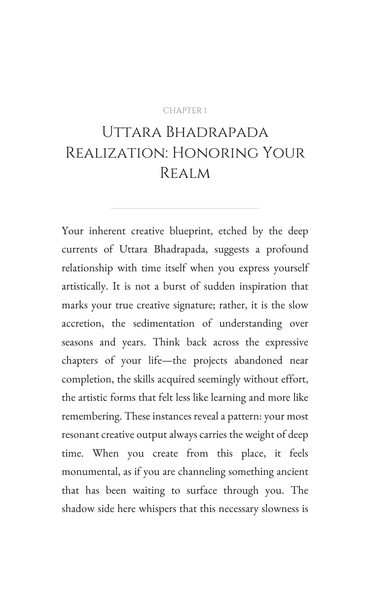 Creativity Playbook: Uttara Bhadrapada: Your Being Catalyzed interior preview