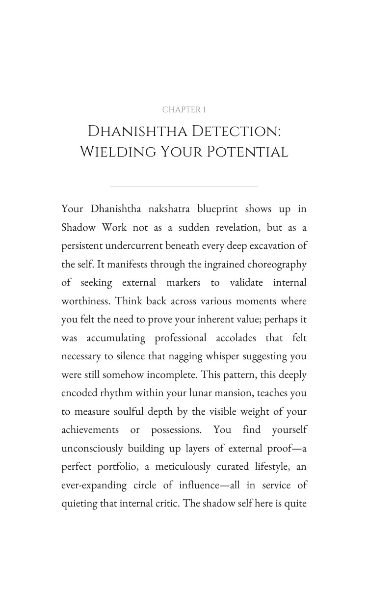 Dhanishtha: Shadow Work Unlocked: Your Potential Perfected interior preview