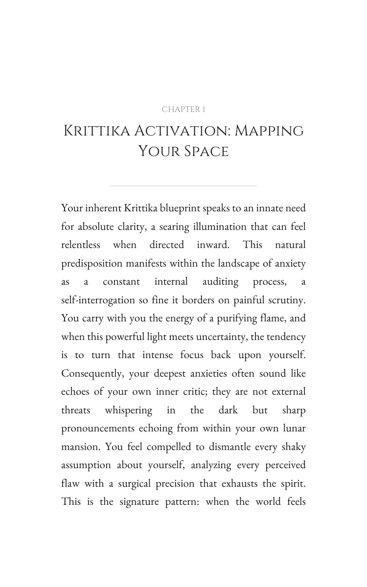 Krittika Anxiety Guide: Your Desire Unleashed interior preview