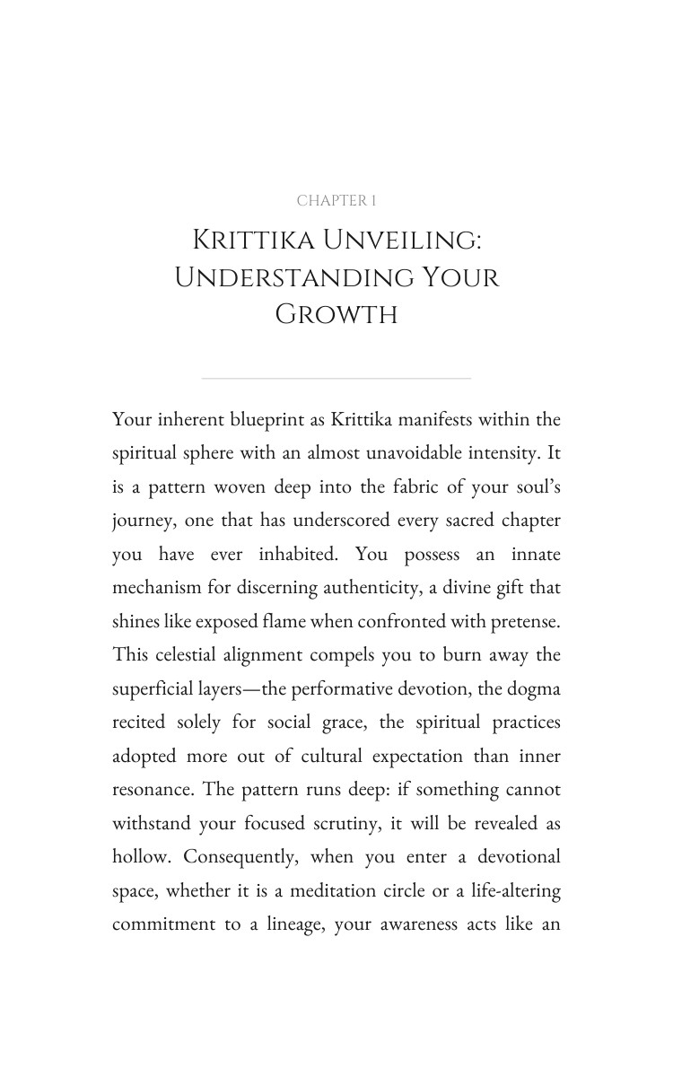 Krittika: Spirituality Amplification: Activate Your Soul interior preview